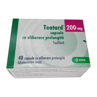 Теотард (теофиллин) 200мг капс. N40