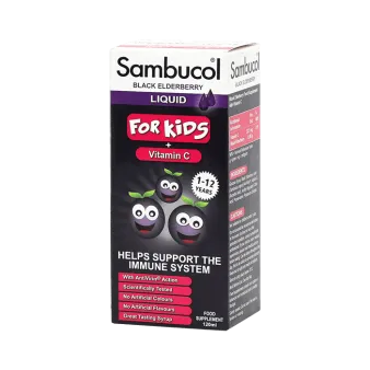 Самбукол сироп 120 мл(черная бузина для детей)